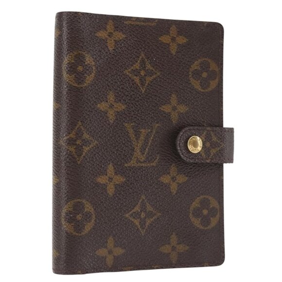 LOUIS VUITTON Monogram Agenda PM Day Planner Cover R20005 LV Auth 146032 - Picture 1 of 16